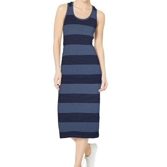 Marc New York Performance Striped Midi Tank Dress - Picture 1 of 7